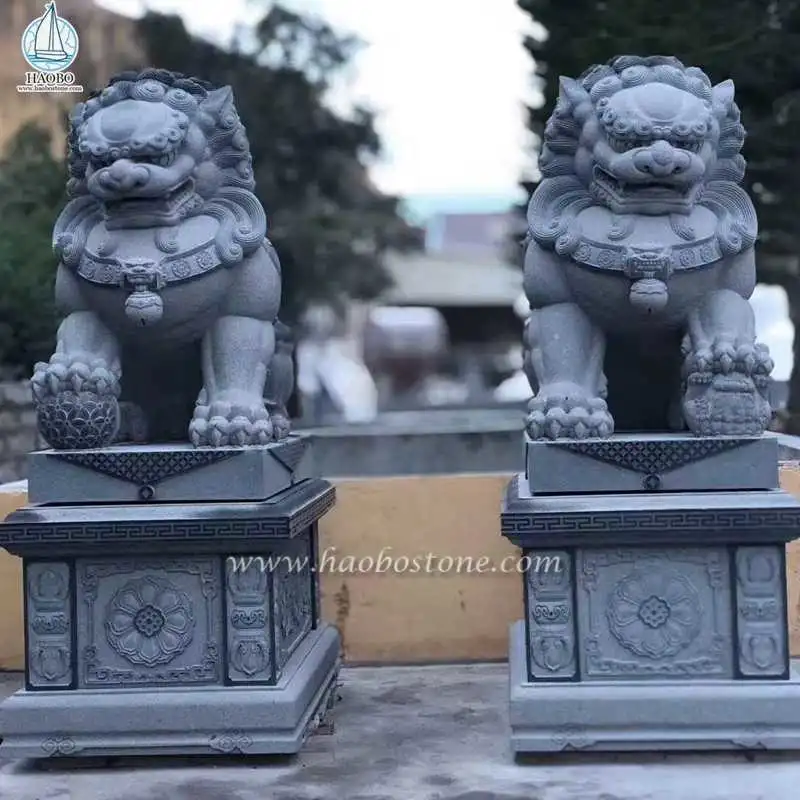 Granite Animal Carving Stone Liona Carving