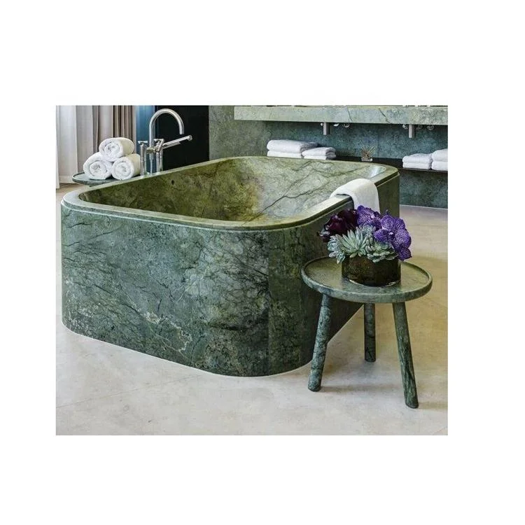 Villa Luxury Bathroom Oval Large Freestanding Marble Bath Tub