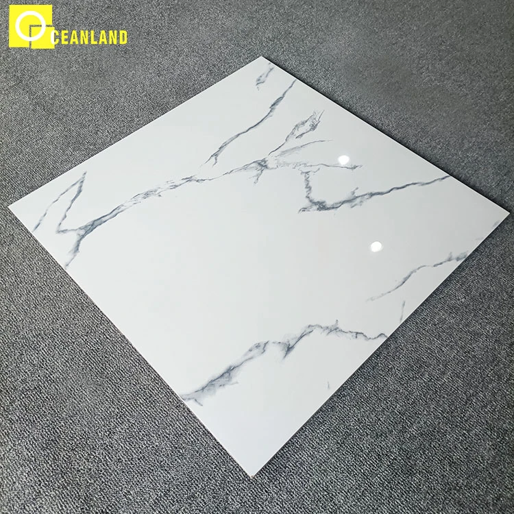 Foshan Polished Vitrified Marble Porcelain Ceramic Floor Bathroom Wall Tile